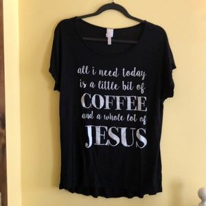 Black Graphic Tee - Short Sleeve